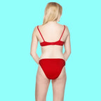 Soft Net Full Coverage Fancy Net Design Lingerie Set for Women – Non-Padded, Wire-Free, Comfortable Daily & Bridal Wear