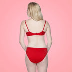 Soft Net Fancy Honeymoon Lingerie Set for Women – Satin Net, Non-Padded, Wire-Free, Full Coverage (B Cup)