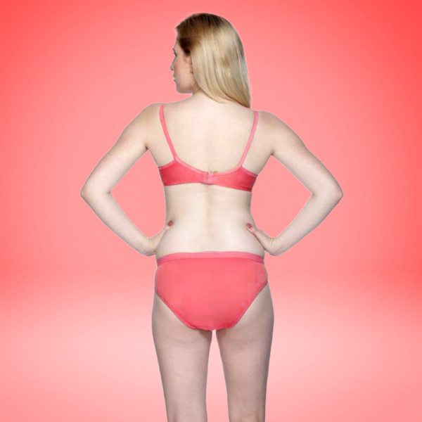 Soft Net Fancy Honeymoon Lingerie Set for Women – Satin Net, Non-Padded, Wire-Free, Full Coverage (B Cup)