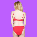 Soft Net Full Coverage Fancy Net Design Lingerie Set for Women – Non-Padded, Wire-Free, Comfortable Daily & Bridal Wear