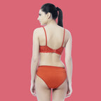 Soft Net Fancy Honeymoon Lingerie Set for Women – Non-Padded, Wire-Free, Full Coverage Bridal Lingerie