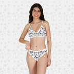 Cotton Full Coverage Everyday Lingerie Set for Women – Non-Padded, Wire-Free Bra & Panty Set