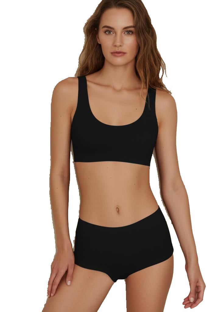 Women’s Cotton-Rich Full Coverage Bra & Panty Lingerie Set – Soft, Breathable & Comfortable Daily Wear