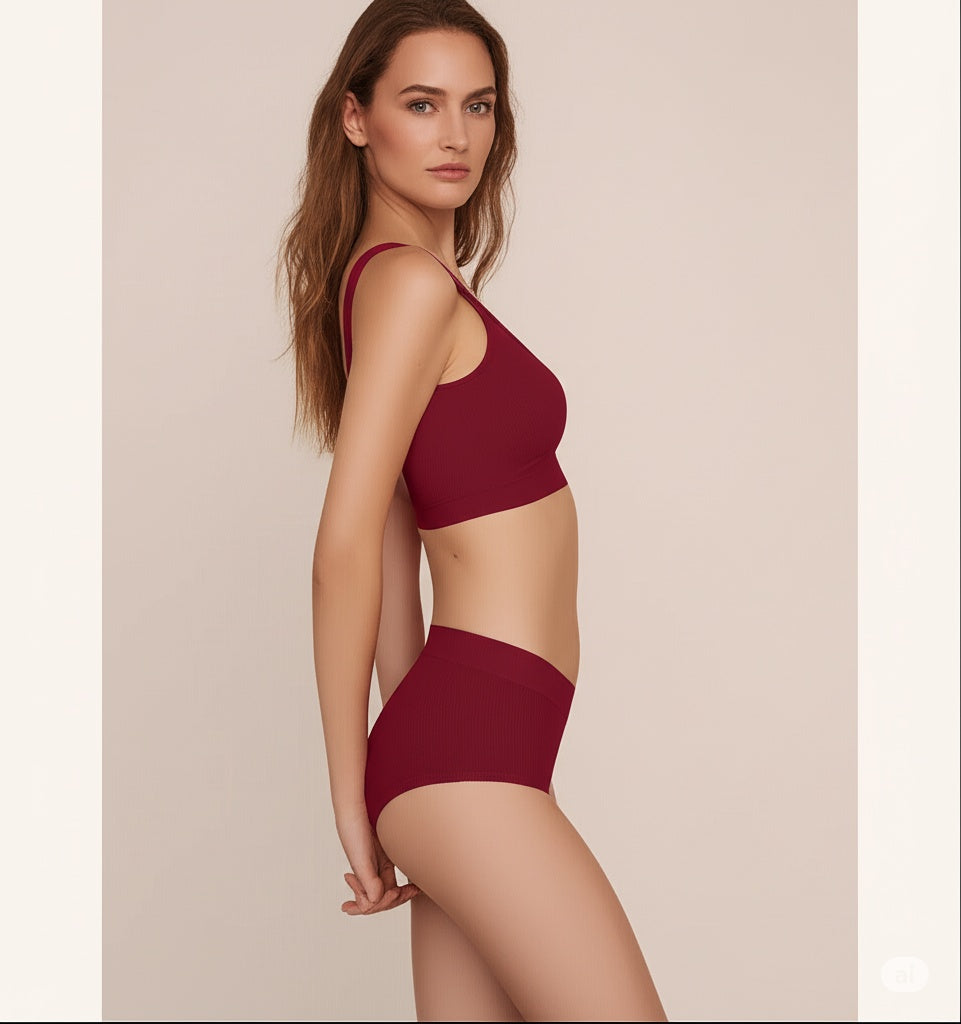 Women’s Cotton-Rich Full Coverage Bra & Panty Lingerie Set – Soft, Breathable & Comfortable Daily Wear