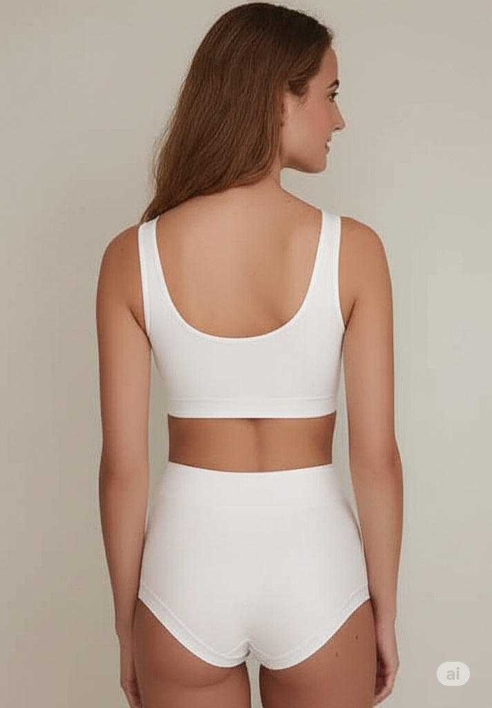 Women’s Cotton-Rich Full Coverage Bra & Panty Lingerie Set – Soft, Breathable & Comfortable Daily Wear